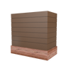 Box With Shiplap & Wood Band
