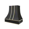 Curved With Brass Strapping