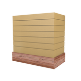 Box With Shiplap & Wood Band