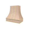 Curved With Brass Strapping & Buttons