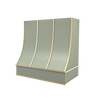 Sloped With Brass Strapping