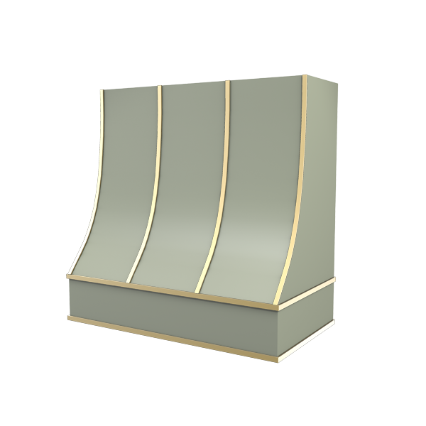 Sloped With Brass Strapping
