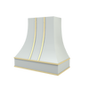 Curved With Brass Strapping