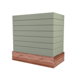 Box With Shiplap & Wood Band