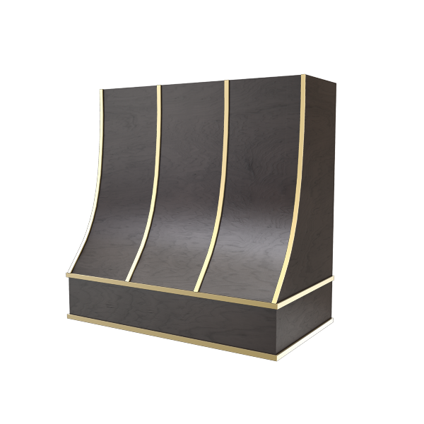 Sloped With Brass Strapping