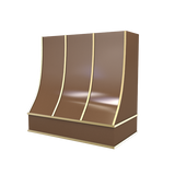 Sloped With Brass Strapping