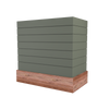 Box With Shiplap & Wood Band