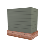 Box With Shiplap & Wood Band