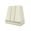 Tapered With Brass Strapping