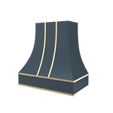 Curved With Brass Strapping