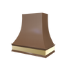 Curved With Brass Apron