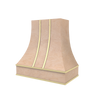 Curved With Brass Strapping