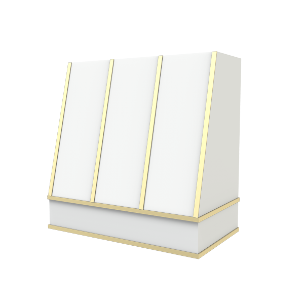 Angled With Brass Strapping
