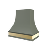 Curved With Brass Apron