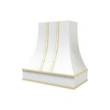 Curved With Brass Strapping & Buttons