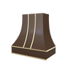 Curved With Brass Strapping
