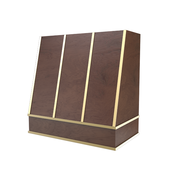 Angled With Brass Strapping