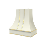 Curved With Brass Strapping & Buttons