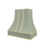 Curved With Brass Strapping