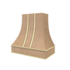 Curved With Brass Strapping