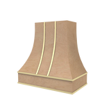 Curved With Brass Strapping