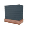 Box With Shiplap & Wood Band