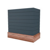 Box With Shiplap & Wood Band