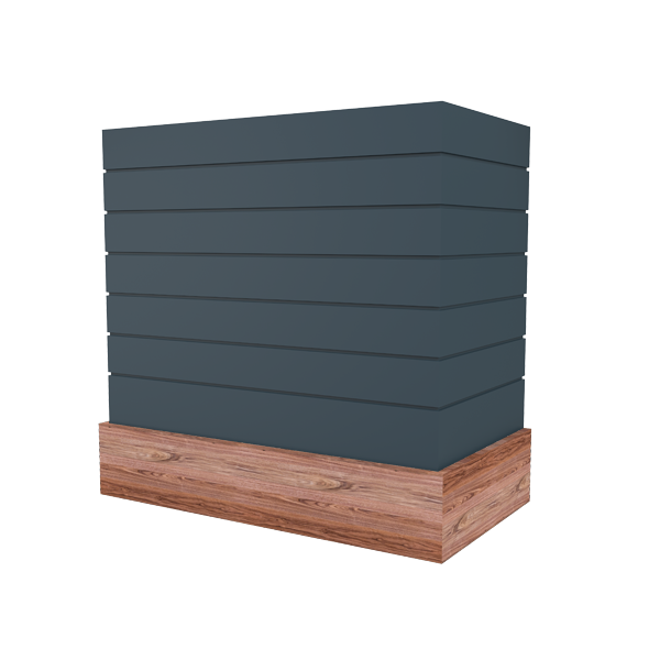 Box With Shiplap & Wood Band