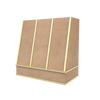 Angled With Brass Strapping