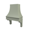 Curved With Corbels