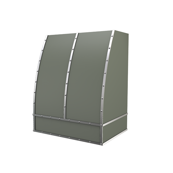 Scooped With Steel Strapping & Buttons