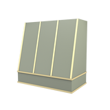 Angled With Brass Strapping
