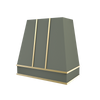 Tapered With Brass Strapping