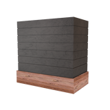 Box With Shiplap & Wood Band