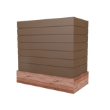 Box With Shiplap & Wood Band