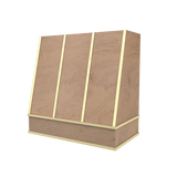 Angled With Brass Strapping