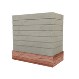 Box With Shiplap & Wood Band