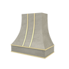 Curved With Brass Strapping