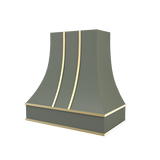 Curved With Brass Strapping