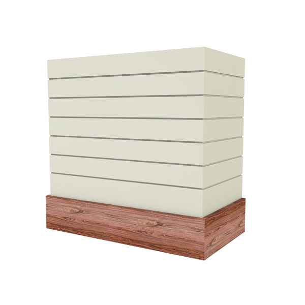 Box With Shiplap & Wood Band