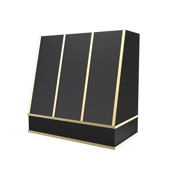 Angled With Brass Strapping