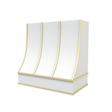 Sloped With Brass Strapping
