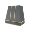 Tapered With Brass Strapping