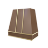 Tapered With Brass Strapping