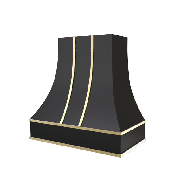 Curved With Brass Strapping