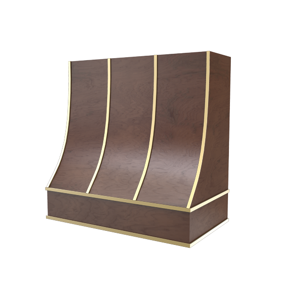 Sloped With Brass Strapping