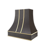 Curved With Brass Strapping
