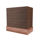 Box With Shiplap & Wood Band