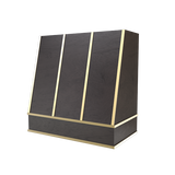 Angled With Brass Strapping