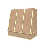 Angled With Brass Strapping